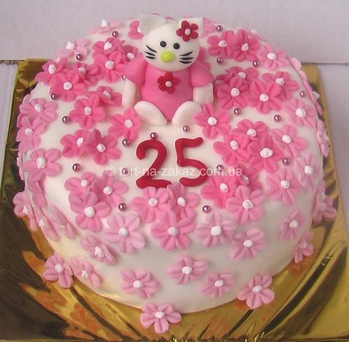 Праздничный торт с днём рождения - №53